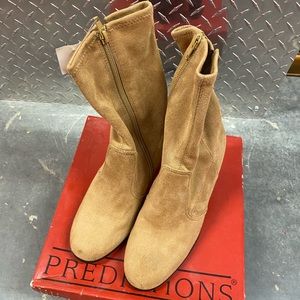 Predictions Leather/Suede Boots (New)